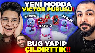 YENÄ° MODDA EKÄ°PLE 4 VÄ°CTOR PUSUSU ğŸ˜‚ HARÄ°TA BUGU YAPIP SÄ°NÄ°RDEN DELÄ°RTTÄ°K  PUBG MOBILE [upl. by Elisabeth]