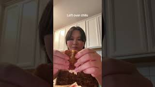 food chili mukbang eatingshow leftover [upl. by Innattirb]