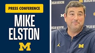 Mike Elston On Kenneth Grant Personalities On Defensive Line More  Michigan Football I GoBlue [upl. by Eliam11]