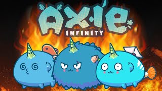 Triple Scaly Cute Bunny  Axie Infinity ClassicV2 Game Play [upl. by Laura]