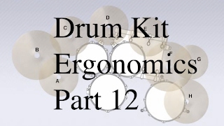 Drum Kit Ergonomics Explained Pt 12  Floor Tom Case Studies [upl. by Dlarrej]