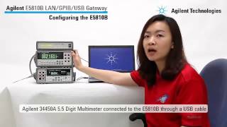 Control GPIB USB and RS232 instruments easily  E5810B LANGPIBUSB Gateway [upl. by Dawn]