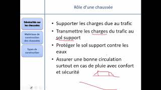 Cours chaussée généralités [upl. by Abel]