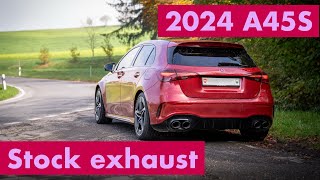 2024 Mercedes A45S AMG exhaust sound [upl. by Cuthbert]