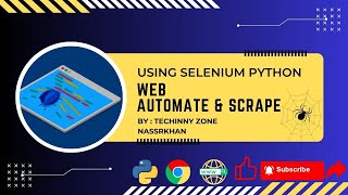 Automate amp Scrape the product information from a webpage using Python Selenium Chrome [upl. by Yekim]