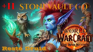 Resto Druid Mythic The Stonevault 11 1 [upl. by Lennie]