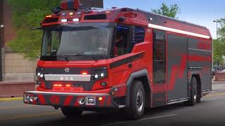 Take a test drive with the all new Rosenbauer RTX Electric Fire Truck [upl. by Garihc]