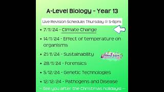 Thursdays ALevel Biology Session With Primrose Kitten [upl. by Cliffes736]