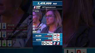 The Final Card Allen’s Shot at Doubling Up shorts [upl. by Ahsataj]