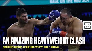 A HEAVYWEIGHT SHOWDOWN  Filip Hrgovic and Zhilei Zhang put on a show [upl. by Ennovehs174]