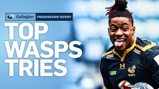 Wasps Best Tries This Season  Gallagher Premiership 202021 [upl. by Winstonn]