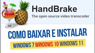 HandBrake não abre Veja como baixar e instalar corretamente [upl. by Akins]