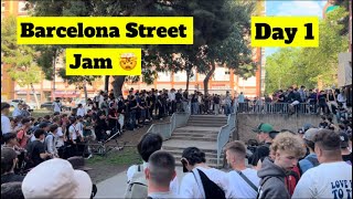 Barcelona STREET JAM day 1 [upl. by Ocer]