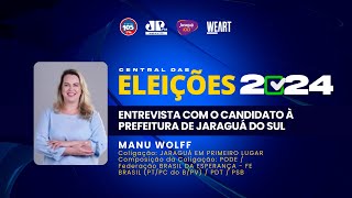 Eleições 2024 Jaraguá do Sul – Manu Wolff [upl. by Deery]