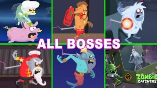 Zombie Catchers All Bosses Swamp Beach Snow China Town Lagoon Boss Hunt for android and iOS [upl. by Ettebab]