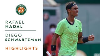 Rafael Nadal vs Diego Schwartzman  Quarterfinals Highlights I RolandGarros 2021 [upl. by Alicirp]