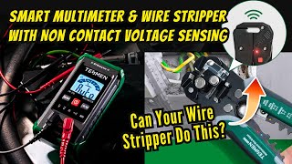 Cheapest Smart Multimeter and Wire Stripper with NonContact Voltage Sensing Bundle on Amazon [upl. by Aitselec]