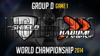 Najin White Shield vs Kabum E Sports Game 1 Worlds Highlights  LoL World Championship S4 NWS vs KBM [upl. by Paulette]