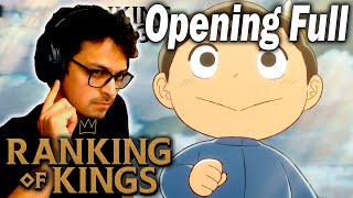 INFRAVALORADO MÚSICO REACCIONA al Opening 1 de Ranking Of Kings 「BOY」by King Gnu 👑 Ousama Ranking [upl. by Payson]