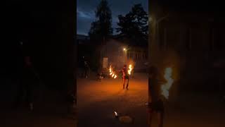 Feuershow mit live Band wwwfeuerhoopchAteş gösterisiنمایش آتش Feuerkünstlerin Schweiz [upl. by Copeland]