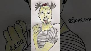 Draw Edysilvaas face by looking at her cynically  ASMR DRAWING asmr drawing funny [upl. by Kacerek]