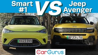 2024 Smart 1 vs Jeep Avenger Who makes the best £35k family EV [upl. by Ynaffital]