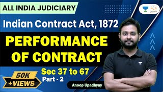 Indian contract Act 1872  Performance of Contract sec 37 to 67  Part 2  Linking Laws [upl. by Elenore]