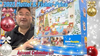 2023 Mattel and FisherPrice Advent Calendars [upl. by Laenahtan]