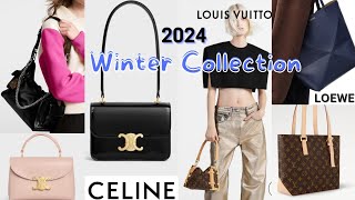 WINTER HANDBAG COLLECTION 2024 ft LV Dior Celine etc [upl. by Aphrodite]