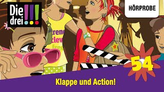 Die drei   Folge 54 Klappe und Action  Hörprobe zum Hörspiel [upl. by Cirdec]