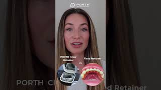 Clear Retainer vs Fixed Retainer bracesjourney dentaltreatment orthodontist retainers retainer [upl. by Sexton448]