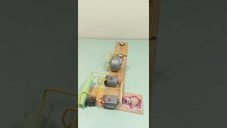 POWER MINI STATION PROTOTYPE USING 4 WD MINI DC MOTOR [upl. by Aryl]