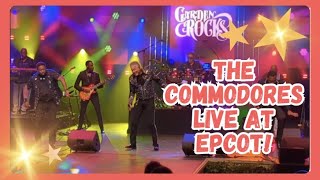 The Commodores in Concert  Walt Disney World EPCOT  GardenRocks  March 2024 [upl. by Ltihcox]