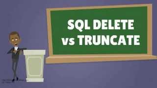 SQL DELETE vs TRUNCATE [upl. by Forrester]