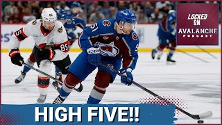 Avs Make It 5 In a Row But Ottawa Didnt Make It Come Easy Mittelstadt is Dialed In [upl. by Syck]