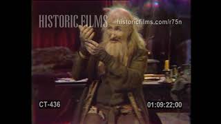 Scenes from Legendary OneMan Show “Brief Lives” with Roy Dotrice as John Aubrey Part 1 of 2 [upl. by Nerhtak575]