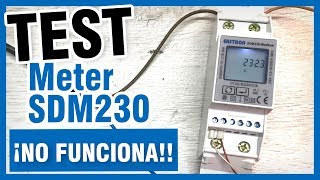 TEST al METER SDM230 NO FUNCIONA CON EL SOLAX [upl. by Corney512]