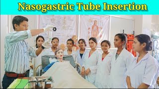 Nasogastric TubeRyles Tube Insertion Technique  Clinical Demonstration  Health Sector [upl. by Meeharbi901]