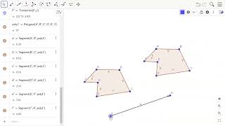 La translation sur Geogebra [upl. by Egon]