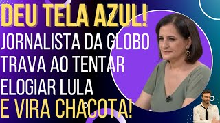 Jornalista da Globo News tenta elogiar Lula trava e vira chacota [upl. by Tomasine]