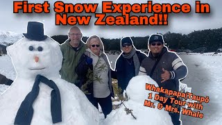 First snow experience in New Zealand  Whakapapa Village  Mount Ruapehu Part 1 [upl. by Eckhardt]