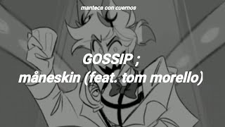 Alastor bailando borracho con Gossip de fondo 📻  Gossip  Måneskin feat Tom Morello sub español [upl. by Noletta]