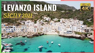 LEVANZO Island SICILY Italy walking tour in 4k [upl. by Ynavoeg]