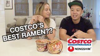 Costco Finds COSTCOS BEST RAMEN Nongshim Tonkotsu Ramen Honest Review [upl. by Aicatsana]