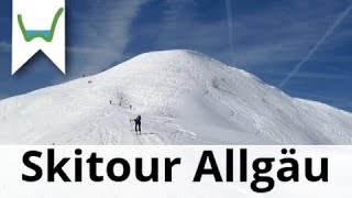 Skitour Allgäu  Der Klassiker zum Riedberger Horn [upl. by Lilia]