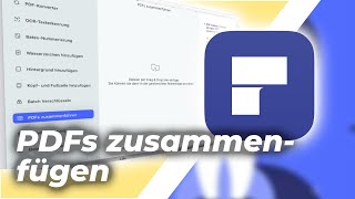 PDFDateien zusammenfügen  verbinden  PDFelement 8 [upl. by Lyon135]