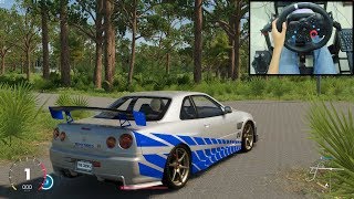 Nissan Skyline R34 GTR  The Crew 2  Logitech g29 gameplay [upl. by Fredenburg]