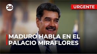 🚨 AHORA  VENEZUELA  NICOLAS MADURO encabeza una rueda de prensa en el PALACIO de MIRAFLORES [upl. by Solon179]