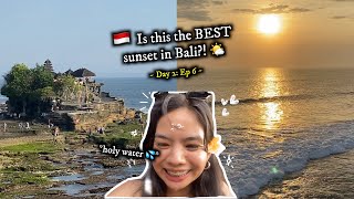 🇮🇩 BEST sunset in Bali 🌤️  Tanah Lot Temple sunset tour  Bali vlog day2 ep6  celekatour [upl. by Koo89]