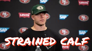 49ers RB Christian McCaffrey to Miss the Preseason with a Calf Injury [upl. by Anita]